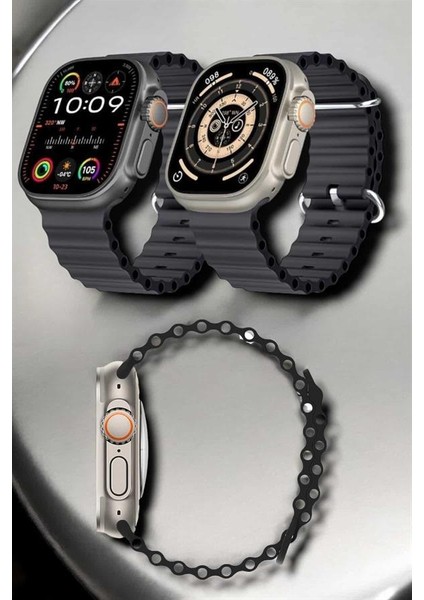 Yeni Nesil Ultra Akıllı Saat Titreşimli Uyku & Sağlık Takibi Çift Kordon