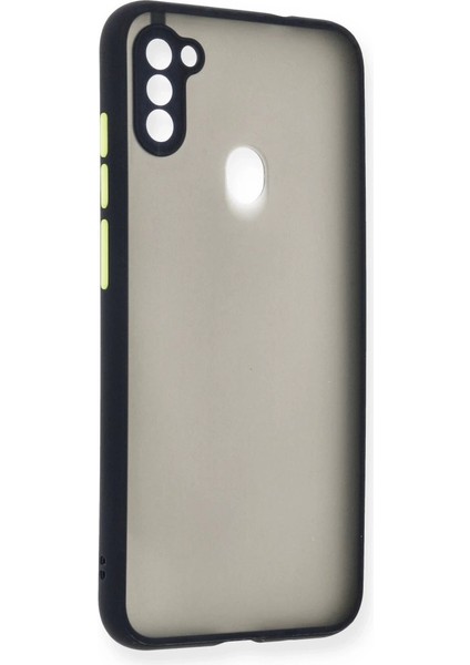 Buğz Samsung Galaxy A11 Kılıf Montreal Silikon Kapak - Lacivert