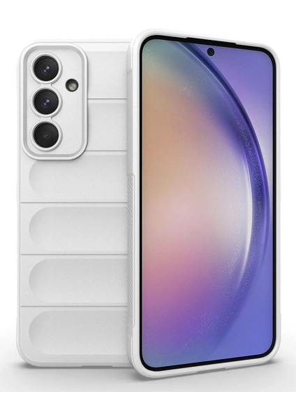 Buğz Samsung Galaxy M14 5g Kılıf Optimum Silikon - Krem