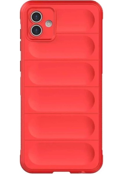 Buğz Samsung Galaxy A06 Kılıf Optimum Silikon - Kırmızı
