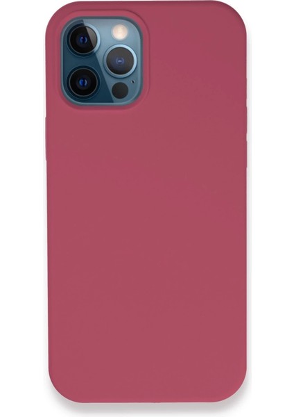 Buğz Iphone 12 Pro Kılıf Lansman Legant Silikon - Fuşya