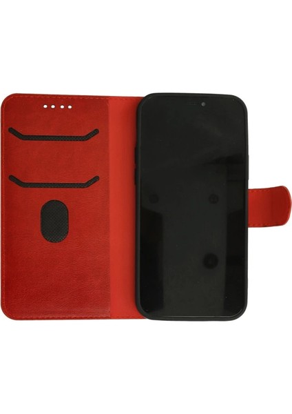 Buğz Iphone 13 Pro Kılıf Trend S Plus Kapaklı Kılıf - Kırmızı fırsatları