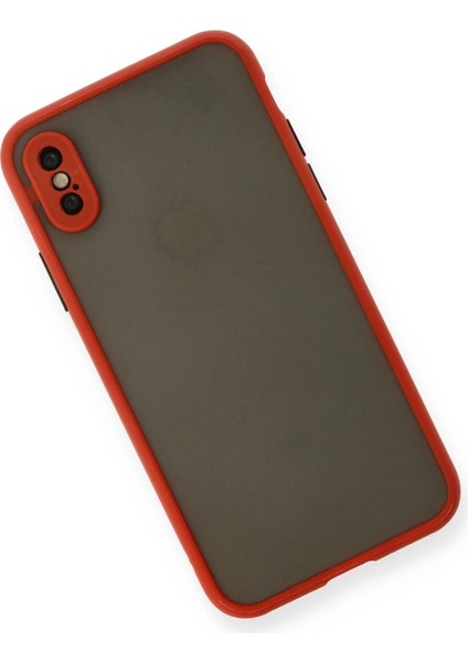 Buğz Iphone x Kılıf Montreal Silikon Kapak - Kırmızı modelleri