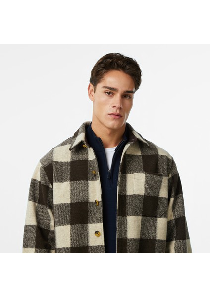 Erkek Kahverengi Classic Fit Gömlek W57431T.20C fırsatları