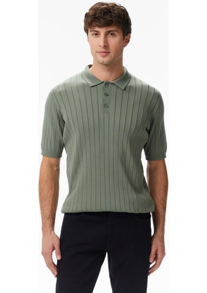 Erkek Mavi Classic Fit Kazak S57307T.3ST