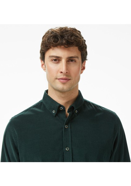Erkek Yeşil Classic Fit Gömlek W57424T.3KF fırsatları