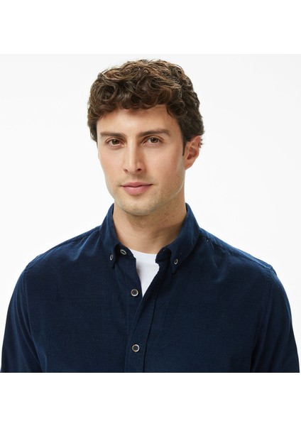 Erkek Lacivert Classic Fit Gömlek W57424T.4NV fırsatları