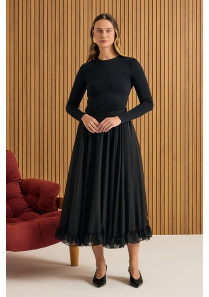 Fırfırlı Şifon Etek fiyatları