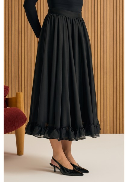 Fırfırlı Şifon Etek fırsatları