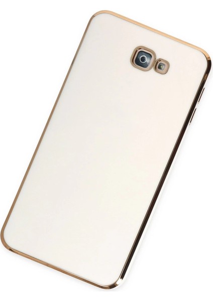 Buğz Samsung Galaxy J7 Prime Kılıf Volet Silikon - Beyaz modelleri