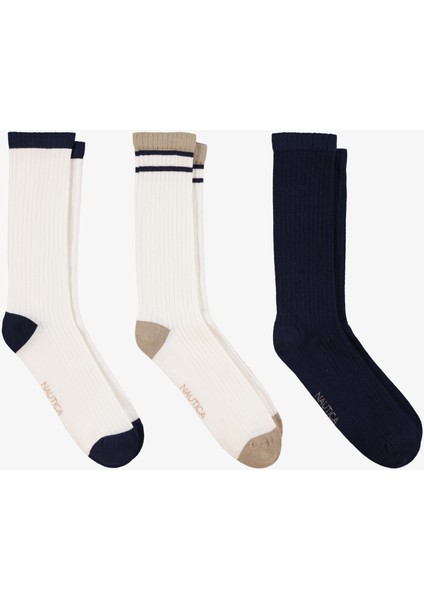 Unisex Krem Çorap 57SM03T.1MA