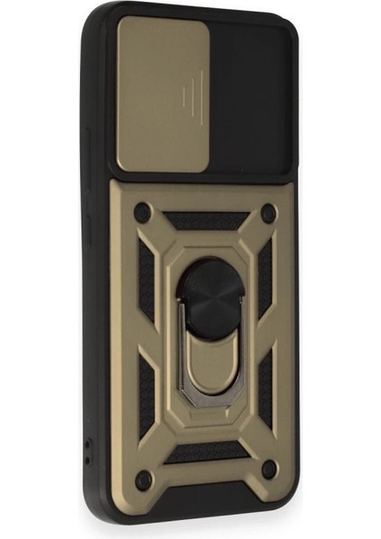 Buğz Samsung Galaxy A54 5g Kılıf Pars Lens Yüzüklü Silikon - Gold fiyatları