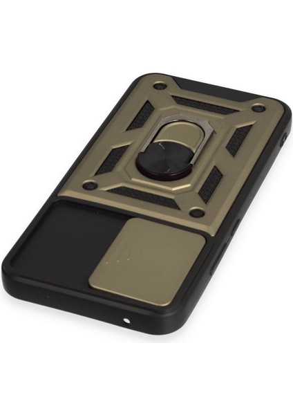 Buğz Samsung Galaxy A54 5g Kılıf Pars Lens Yüzüklü Silikon - Gold fırsatları