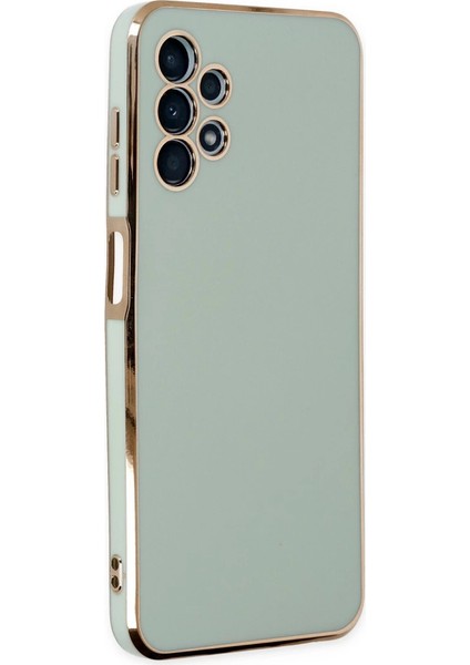 Buğz Samsung Galaxy A13 4g Kılıf Volet Silikon - Açık Yeşil