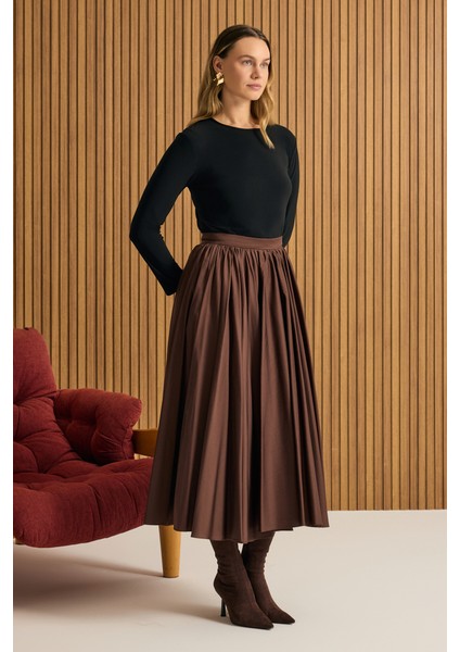 Büzgülü Kloş Cotton Etek fiyatları