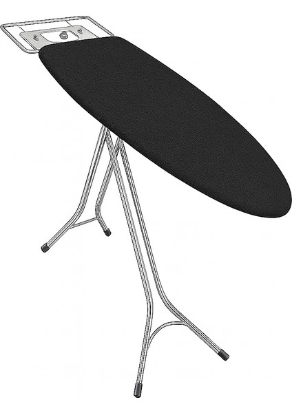 Ütü Masası Kılıfı Keçeli Siyah Desen Battal Boy Xxl Pamuklu Yanmaz Üretim indirimleri