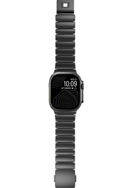 Apple Watch Ultra 2 3 49 mm Uyumlu Titanyum Kordon Silikon Iç Yüzey Hafif Premium Kayış fiyatları