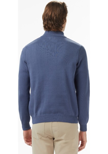 Erkek Mavi Classic Fit Kazak S57220T.4VT fiyatları