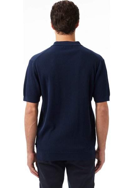 Erkek Lacivert Regular Fit Kısa Kollu Triko S55110T.4NV fiyatları