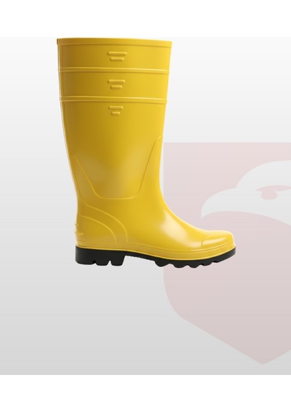 Sarı Pvc Iş Çizmesi | Balıkçı Çizmesi | Av Çizmesi | Su Geçirmez, Kaymaz Taban, Hafif, Dayanıklı Pvc Burunsuz Çizme modelleri