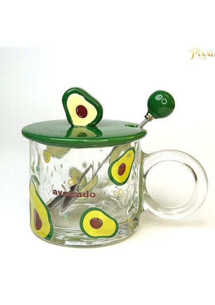 Meyve Tasarımlı Cam Bardak