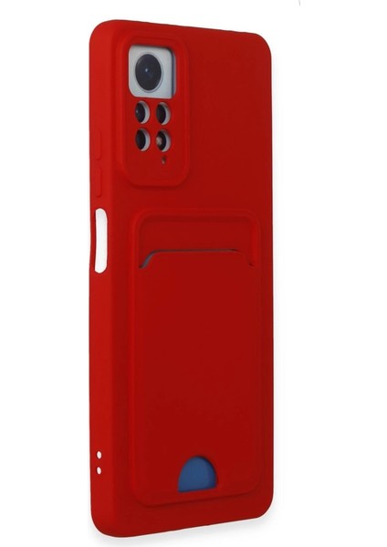 Buğz Xiaomi Redmi Note 12 Pro 4g Kılıf Kelvin Kartvizitli Silikon - Kırmızı fiyatları