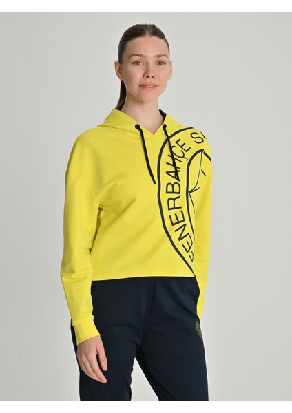 Kadın Trıbun Tek Renk Logolu Sweat fiyatları