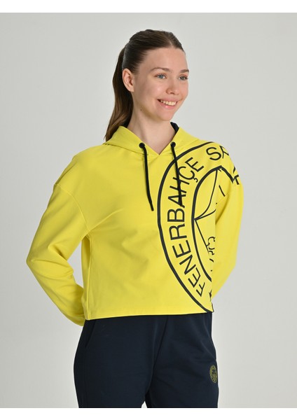 Kadın Trıbun Tek Renk Logolu Sweat modelleri