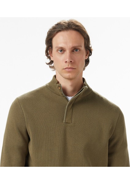 Erkek Yeşil Classic Fit Kazak S57220T.3GL fırsatları