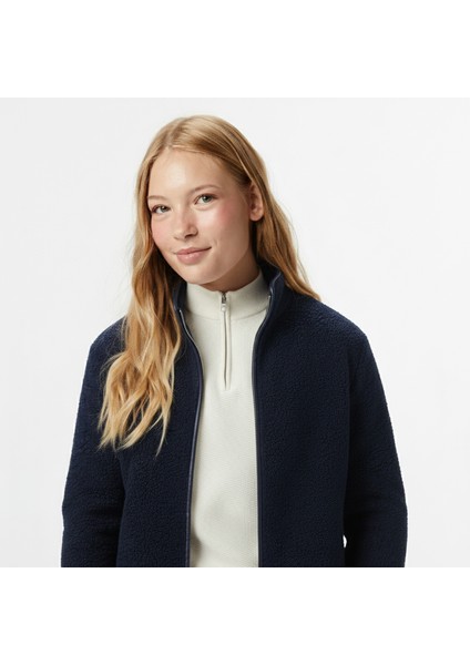 Kadın Lacivert Oversize Sweatshirt 57K615T.4VN fırsatları