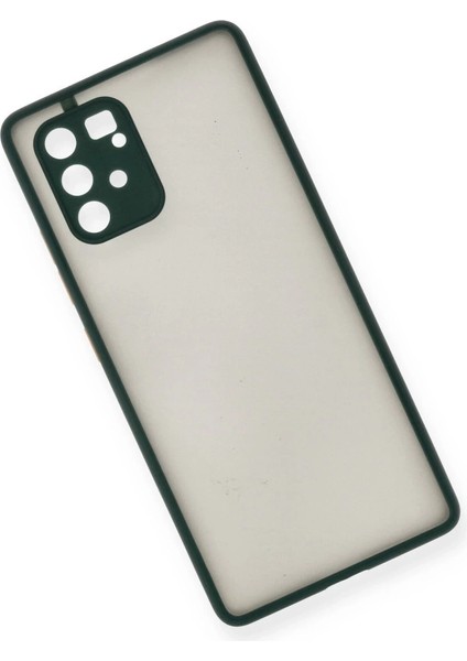 Buğz Samsung Galaxy A91 / S10 Lite Kılıf Montreal Silikon Kapak - Yeşil modelleri