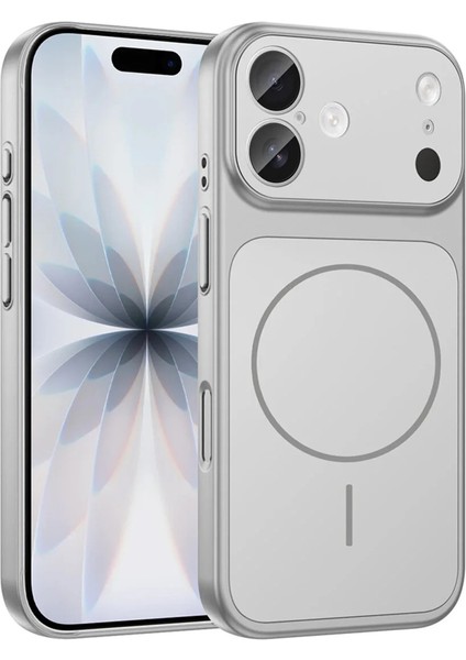 iPhone Gümüş 17 Uyumlu 17 Pro Max Görünüme Çeviren Kamera Koruma Magsafe Kılıf fiyatları