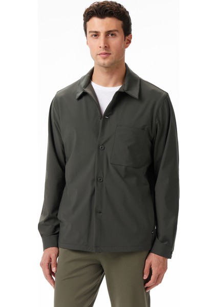 Erkek Yeşil Regular Fit Gömlek W57700T.3CV