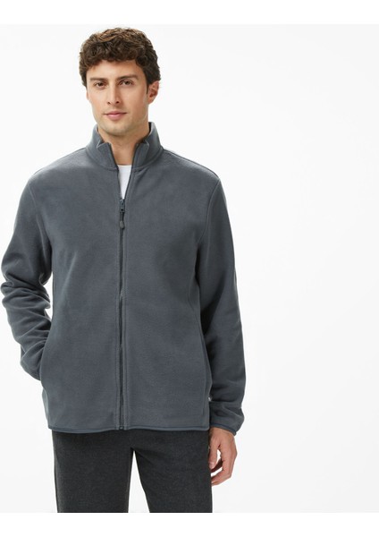 Erkek Gri Regular Fit Sweatshirt K57052T.0CN