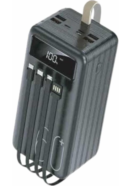 Powerbank 60.000 Mah Taşınabilir Şarj Hızlı El Fenerli Dijital Göstergeli fırsatları