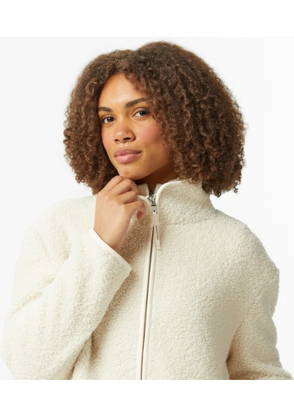 Kadın Krem Oversize Sweatshirt 57K615T.1MA fırsatları