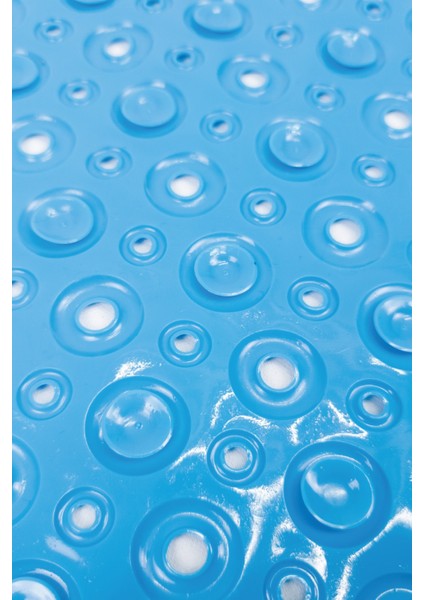 Dikdörtgen Kabartma Silikon Kaydırmaz Taban Duşakabin ve Banyo Matı (MAVI)(65X35) modelleri