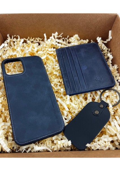 Hakiki Deri Lacivert Kartlık, Telefon Kılıfı, Anahtarlık (Kişiye Özel Baskı Yapılabilir) fiyatları
