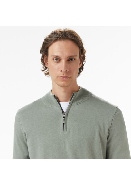 Erkek Yeşil Classic Fit Kazak S57104T.3LP fırsatları