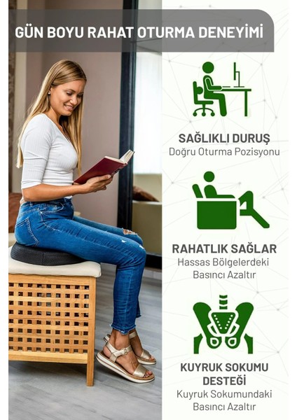 Ortopedik Oturma Simidi Hemoroid Basur Minderi Kuyruk Sokumu Koltuk Yastığı fiyatları