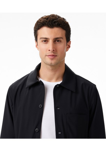 Erkek Siyah Regular Fit Gömlek W57700T.0TB fırsatları