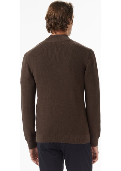 Erkek Kahverengi Classic Fit Kazak S57300T.20C fiyatları