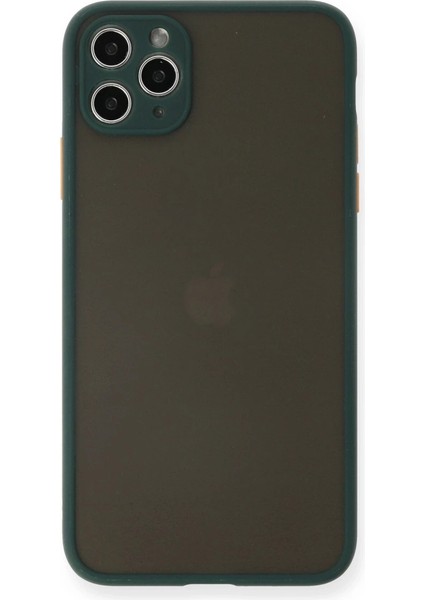 Buğz Iphone 11 Pro Max Kılıf Montreal Silikon Kapak - Yeşil