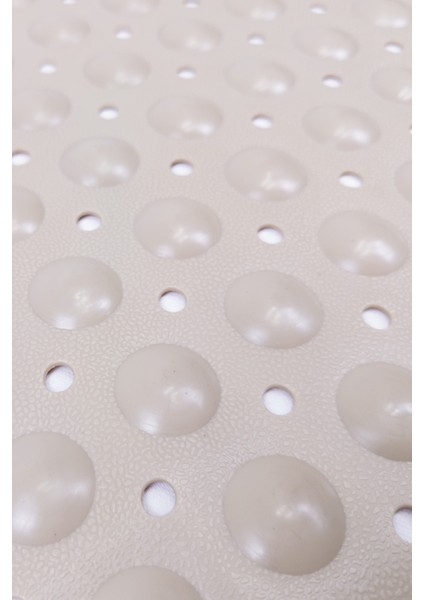 Dikdörtgen Delikli Kabartma Silikon Kaydırmaz Taban Duşakabin ve Banyo Matı (BEJ)(66X36) modelleri