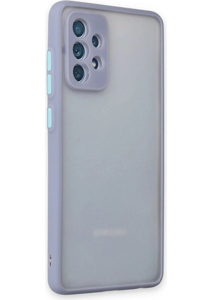 Buğz Samsung Galaxy A72 Kılıf Montreal Silikon Kapak - Gri modelleri