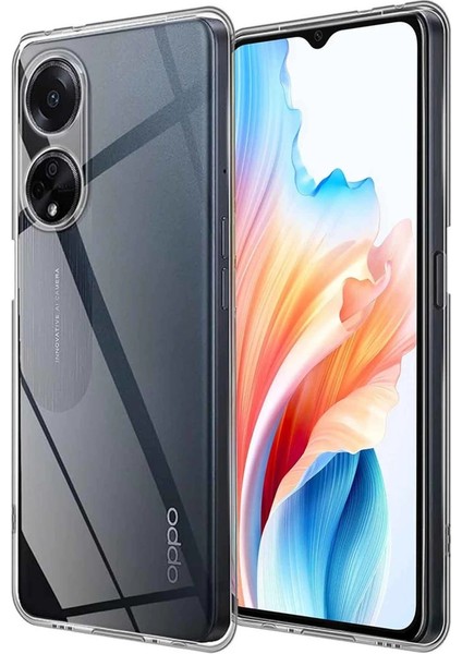 Buğz Newface Oppo A38 Kılıf Lüx Şeffaf Silikon