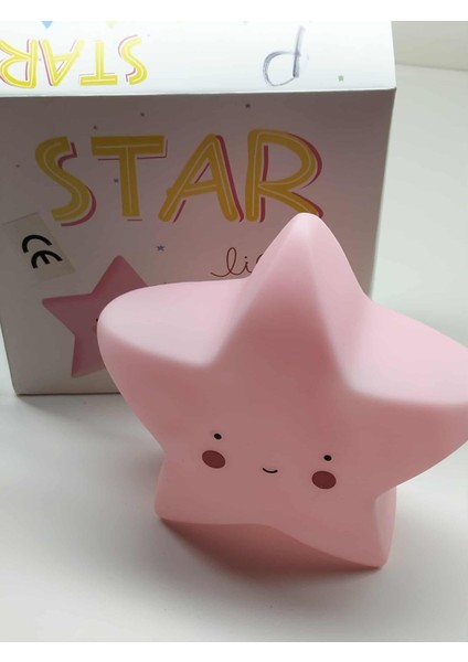 Gülen Yıldız Gece Lambası