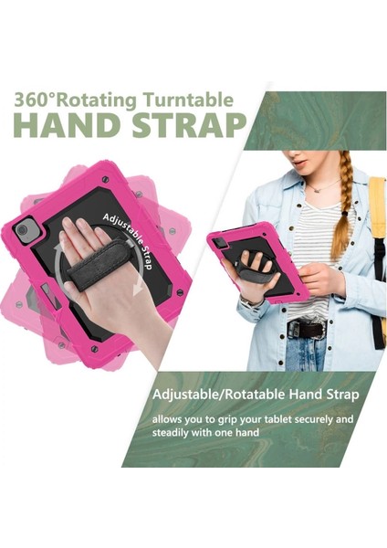 Buğz Ipad Pro 11 (2020) Kılıf Pars Tablet Kapak - Pembe