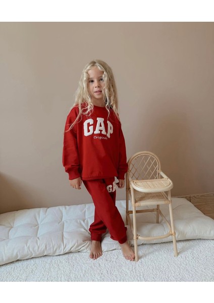 Kabartma Baskılı Kız Çocuk Takım 3 Iplik