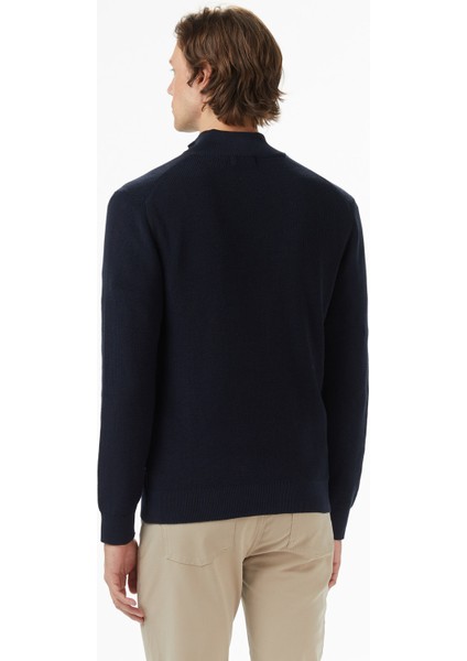 Erkek Lacivert Classic Fit Kazak S57300T.4NV fiyatları